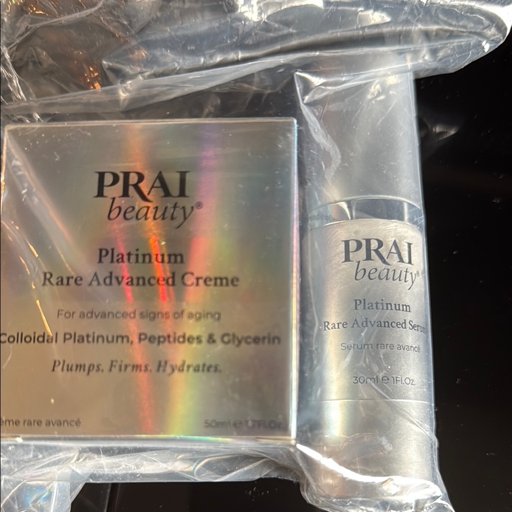 PRAI Beauty Platinum Creme and Serum Set